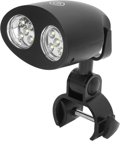 Barbecue Light, 3 Light Gears Adjustable CShaped Clamp Grill Light 10 LED Lights with Screwdriver for Night Walks