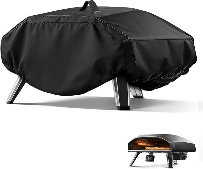 Pizza Oven Cover for Ooni 2 Pro 18" Gas Pizza Oven | Outdoor Accessory Fits 18" Gas Propane Powered Pizza Ovens, Weatherproof Waterproof 600D Heavy Duty Protective Cover