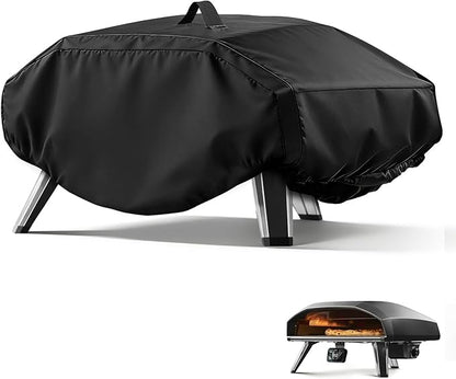 Pizza Oven Cover for Ooni 2 Pro 18" Gas Pizza Oven | Outdoor Accessory Fits 18" Gas Propane Powered Pizza Ovens, Weatherproof Waterproof 600D Heavy Duty Protective Cover