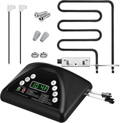 Fumete Smoker Replacement Kit, Compatible with Masterbuilt 20070211 9907100001 9907090039, Digital Control Panel with 120V 1200W Heating Element for Select Electric Smokers