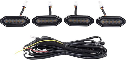 LED Front Grille Lights White External Grille Lamps for Jimny JB64 JB74 2019 2020 2021