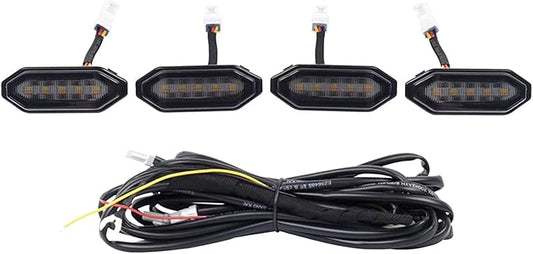 LED Front Grille Lights White External Grille Lamps for Jimny JB64 JB74 2019 2020 2021