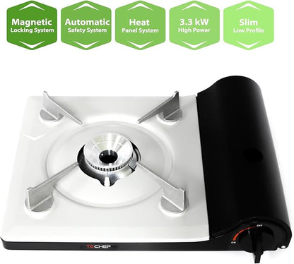 TECHEF - AGNI Portable Butane Gas Stove Burner, Camp Stove, Made in Korea