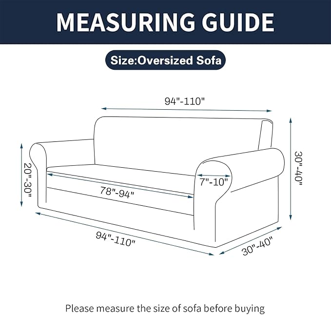 Cupuamon 2026 New Stretch Oversized Sofa Slipcovers Couch Sofa Cover for 4 Seater Furniture Protector Covers with Elastic Bottom Jacquard Fabric Small Checks for Pets, Kids - Wine