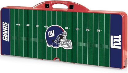 Picnic TIME NFL Football Field Folding Picnic Table, Camping Table, Outdoor Table with Umbrella Hole