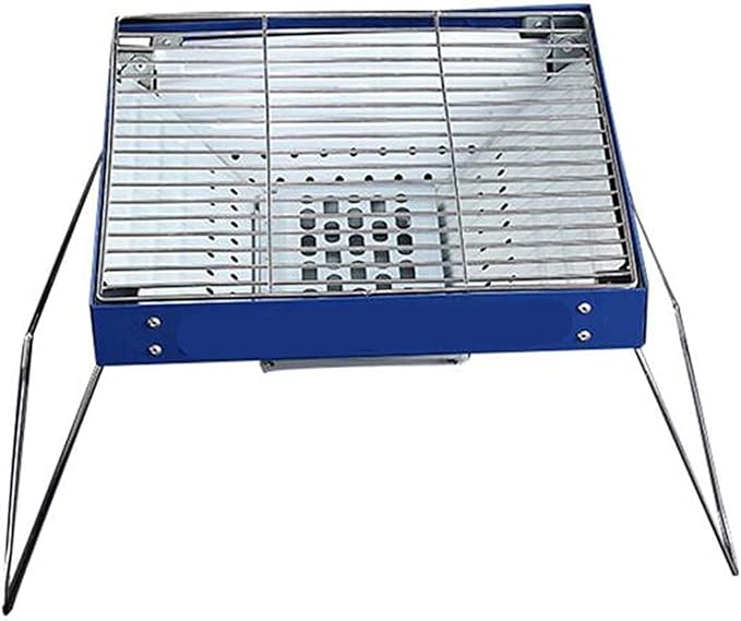 Foldable Charcoal Grill Portable BBQ Barbecue Grill Lightweight Simple Grill for Camping Garden Outdoor Travel