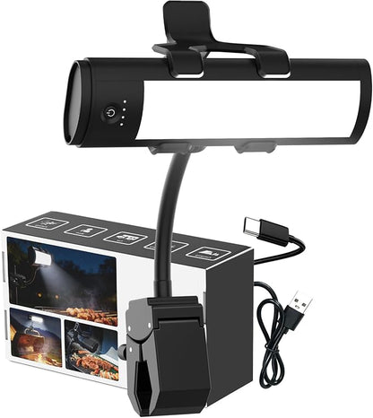 BBQ Grill Light for Outdoor Grill, Magnetic & Adjustable Clamp