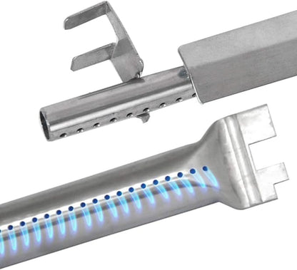 Hongso 69785 Burner Tubes Kit, 15.3" Flavorizer Bars 7635 67045, Replacement Parts for Weber Spirit 2 Burner 200 Series I & II E210 S210 E215 E220 S220, Weber II GS4 Gas Grills (with Up Front Controls