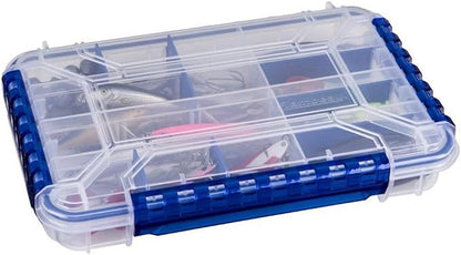 Flambeau Outdoors WP4005 Waterproof Tuff Tainer, 16 Compartments, Zerust | Waterproof tackle box, 5 fixed compartments plus 11 Zerust dividers for up to 16. O-ring seal, 10.79 x 7.2 x 1.89in