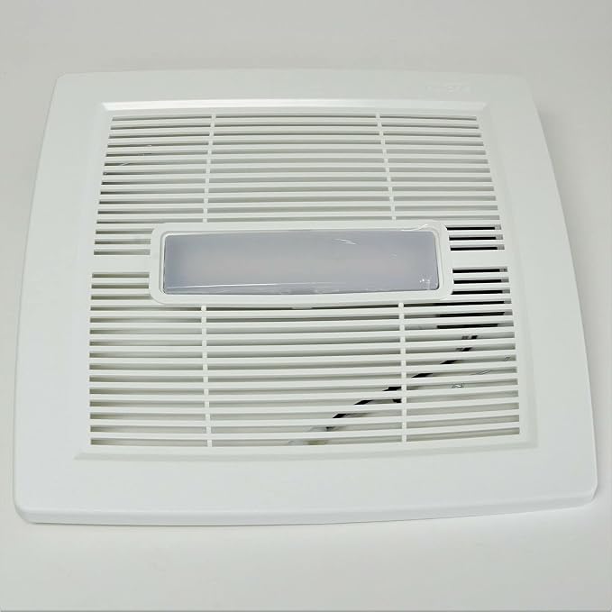 Replacement for Broan Nutone S97019921 Vent Fan Grill Assembly with LED Light