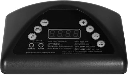 Digital Thermostat Controller Board Replacement Kit for Masterbuilt MB20070211/MB20072614/MB21072618 Series Electric Smoker Top Digital Control Panel