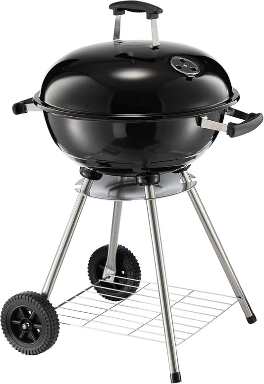DOEWORKS Charcoal Grill 18” Original Kettle Round Barbecue Grill for Outdoor Picnic Backyard Camping