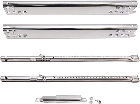 Yiming Grill Replacement Parts for Charbroil 463673519, 463673017, 463347017, G470-0004-W1, G470-5200-W1, 2-Burner Cabinet Liquid Propane, Heat Plates, Burners, Carryover Tubes Replacement.