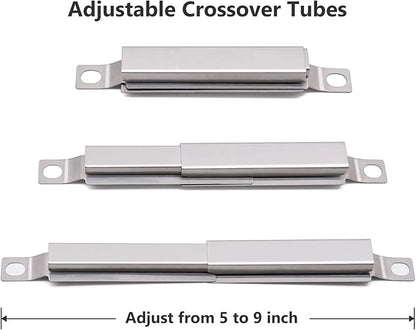 Criditpid Grill Replacement Parts for Charbroil Performance 4 Burner 463347017, 463342119, 463377319, 463349917, 463376017, 463335517, 463332718, 463347418, G470-5200-W1 Burner Char-Broil Grill Parts