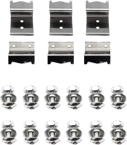 Hongso Grill Parts for Chargriller 5050 5650 3001 3072 3008 5072 5252 | Fits King Griller 3008 5252, Porcelain Coated Steel Heat Plates, Stainless Steel Burners & Hanger Brackets