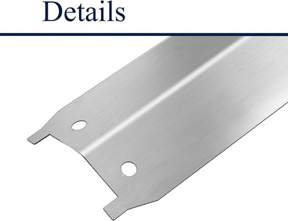 BBQ Gas Grill Replacement Parts Repair Kit Grill Heat Plates Heat Shield Heat Tent Burner Cover for Brinkmann 810-9212-S, 810-9213-S, 810-9311-S, Maxfire 810-9212-S, 14-1/4" x 5"