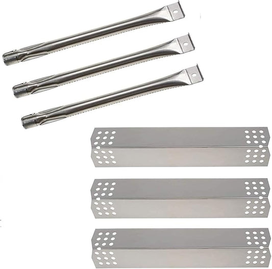 Grill Master Replacement Parts for 720-0737, 720-0769 Models - Heat Plate, Burner Shield & Flame Deflectors