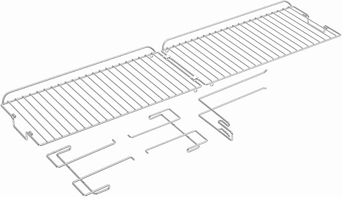 onlyfire Griddle Warming Rack for 36" Griddles, BBQ Cooking Griddle Accessories, Keep Foods Warm and Create Extra Cooking Space