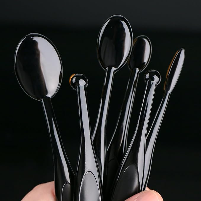 UNIMEIX 6 Pack Blending Brush for Card Making Crafting Ink Blender Brushes Set Tool Paper Background Brush Drawing