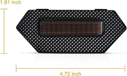 Grill Light for Tacoma TRD Pro 2024 2025, Smoked Shell Amber LED Front Grille Lights Fit for Tacoma Trailhunter