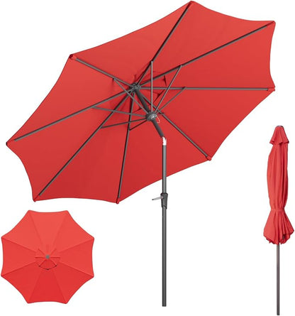 Outdoor Patio Umbrella, 8 Ribs Market Table Umbrella