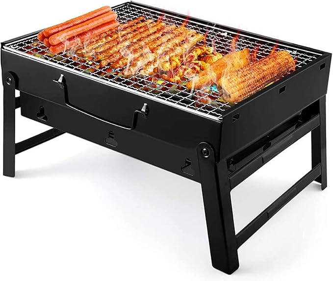 Gas grill Barbecue Grill Charcoal Grill Portable Folding BBQ Grill Barbecue Desk Tabletop Outdoor Smoker For Picnic
