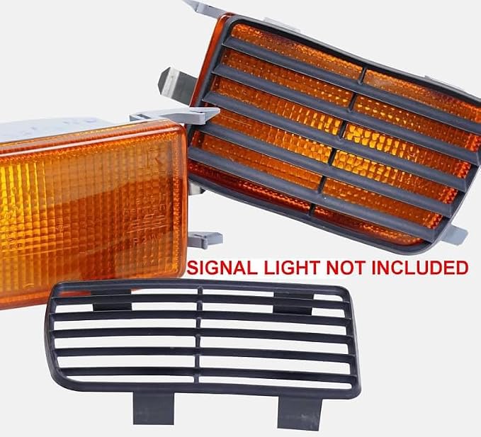 Front Signal Indicator Light Grille Cover for VW MK3 Golf Vento Jetta VR6 GTI