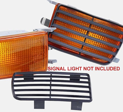 Front Signal Indicator Light Grille Cover for VW MK3 Golf Vento Jetta VR6 GTI