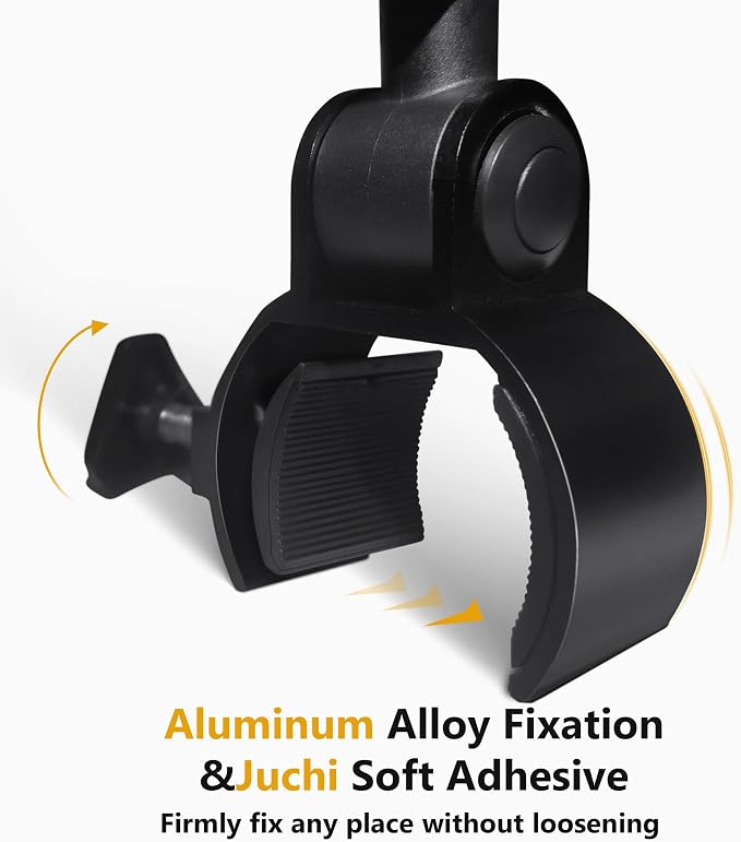 Grill Lights with 10 LED Lights, Grill BBQ Lights with Aluminum Clip, BBQ Grill Accessories Suitable for Outdoor, Barbecues and Cycling Lighting, Gifts for Men