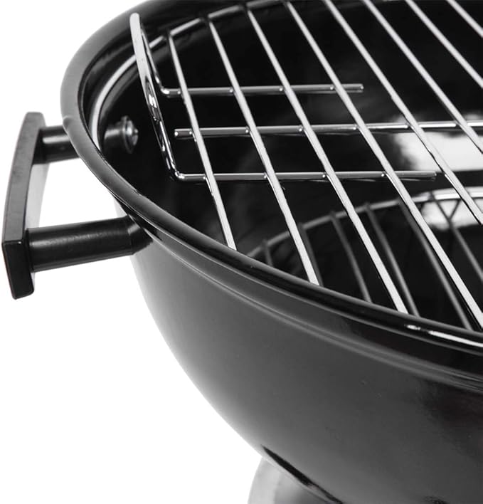 ROVSUN 18 inch BBQ Charcoal Grill, Outdoor Portable Kettle Barbecue Grill with Stand, Heat Control,Camping Patio Backyard Picnic