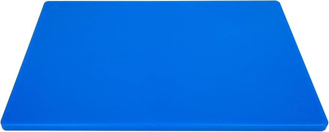 Thirteen Chefs Large 18 x 12 Blue Cutting Board - 1/2" Thick HDPE Plastic for Fish and Seafood, Professional Restaurant Quality Poly with NSF Stamp