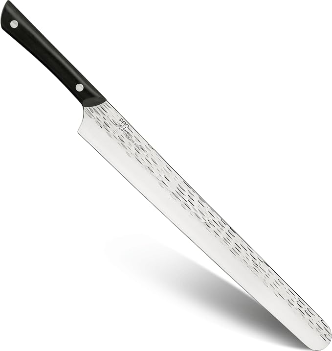 Kai PRO 12" Brisket Knife | Hand Sharpened Meat Carving Knife, Japanese AUS6M Stainless Steel Blade, Full-Tang POM Handle