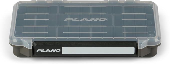 Plano StowAway 3600 Stow Tackle Box with Corrosion-Preventive Rustricor, Single Latch Design, Transparent DuraView Lid, Stackable Storage for Fishing Bait, Lures and Gear