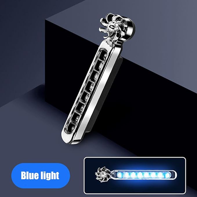Wind Powered Led Light Waterproof Decorative Adjustable Lamps | 2 Pieces Wind Powered LED Vehicle Daytime Lights for Trucks SUV Motorcycle Bike Auto Travel Road Trips Camping Outdoor
