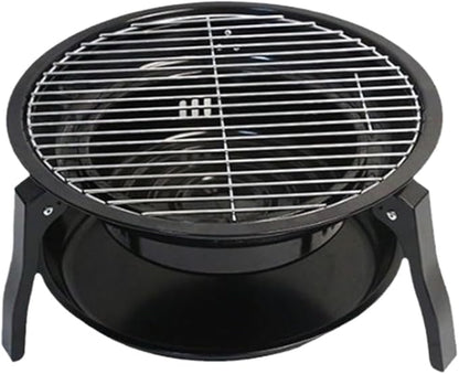Barbecue Charcoal Grill Cold Rolled Steel Portable Barbecue Grill Charcoal Stove for Home Party Outdoor Camping Charcoal BBQ Grill