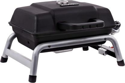 Charbroil 1-Burner Portable Propane Gas Grill, Black – 17402049