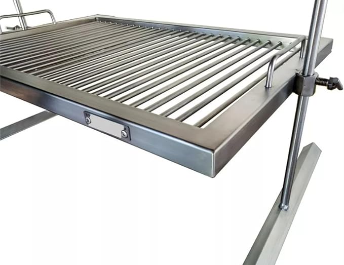Premium Argentine Grill - stainless steel Argentina Grill - BBQ Parrilla Asado - Height adjustable grill - Sor Pampa Grill (40 x 24 in)