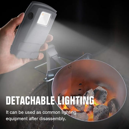 Up LED Barbecue Handle Grill 'N Go Light - Fits Current Spirit, Genesis and Summit Grills - Gift Grey