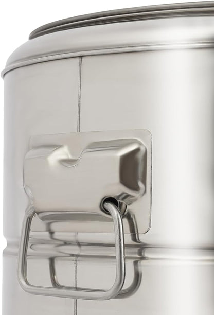 Charcoal Barrel Grill，Vertical Kebab Grill，Portable Barbecue Charcoal Bucket,Stainless Steel Outdoor Indoor Camping Picnics Turkey BBQ Grilling Accessories Set (28* Skewers)