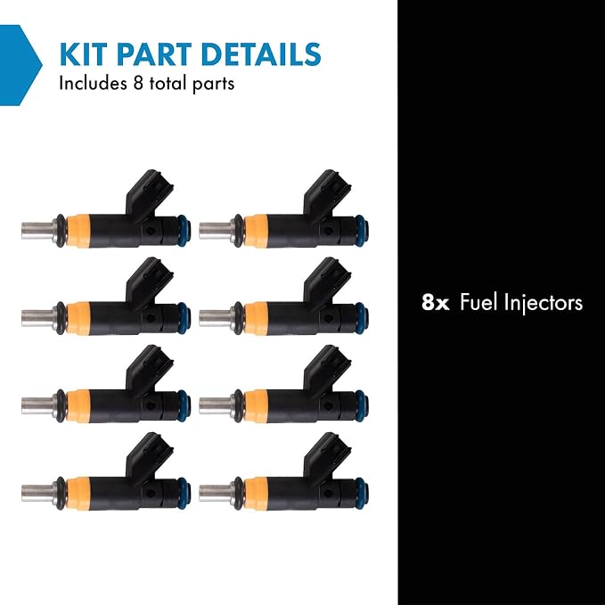 TRQ Fuel Injector Set | For 2005-2018 Chrysler 2006-2018 Dodge Jeep 2011-2018 Ram