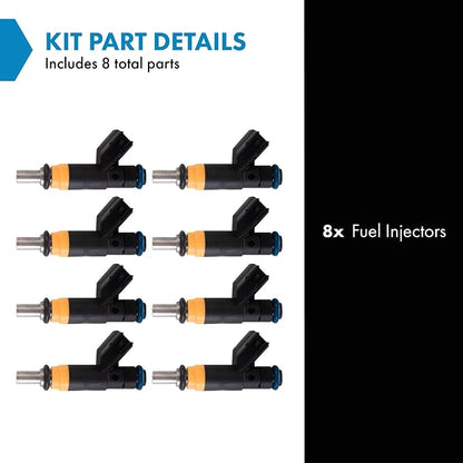 TRQ Fuel Injector Set | For 2005-2018 Chrysler 2006-2018 Dodge Jeep 2011-2018 Ram