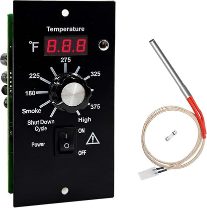 Digital Thermostat Controller Replacement for Traeger Wood Pellet Grills,Fits BAC236, BAC365, BAC283 Control Board,Compatible with Bronson 20, Pro 22/34, Texas Elite 34, Lil Tex,with Hot Rod Ignitor