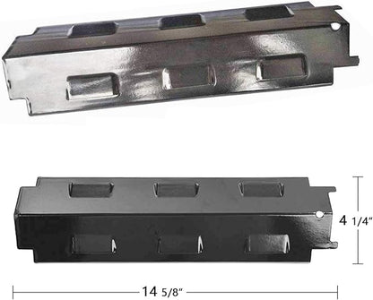 Hongso 14 5/8" x 4 1/4" Heat Plate Shield Replacement for Charbroil 463230515, 463230514, 463230513, 463230511, 463230512, 463239915, 463234511, 463234512, 463234513, 463226514 Gas Grill Models