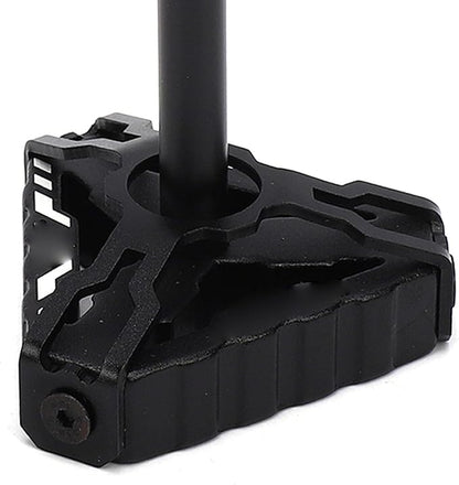 RiToEasysports Camping Light Stand Aluminum Alloy Portable Camping Lamp Holder Triangular Base Stable Setup for Tent Backyard BBQ Picnic Hiking