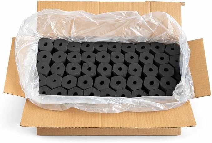 Dong LIM Binchotan Style Charcoal Briquettes, 29lbs (13kg) | High heat, low ash, long burning. Perfect for Japanese & Korean BBQ, Weber kettles, & kamado grills