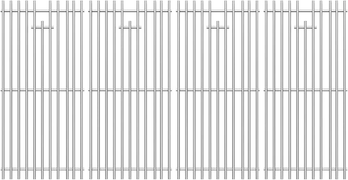 BBQ-PLUS RJC008P Grill Grates Replacement Parts for RCS 32" Premier RJC32A, Blaze 3/4/5 Burner BLZ-4LTE2-NG BLZ-32-034, Stainless Steel Cooking Grids for Summerset Sizzler 32" Grills, 4 Pack