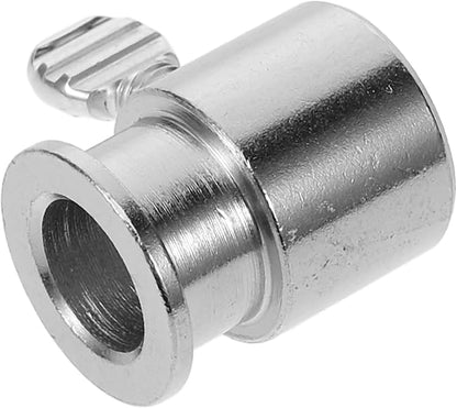 3pcs Accessories Reusable Spit Stops Rotisserie Bushing Grilling Rod Stopper Kit Stainless Grilling Rod Bolt Replacement Spit Camp Grill Barbecue Iron Plated with Chromium Silver