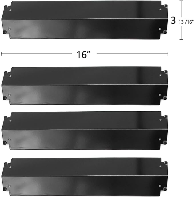Hongso 16" Heat Plates 463215515 463244011 Grill Replacement Parts for Charbroil 463268606 463268008 463257010 463268007 463247009 463244012 463268107 463270615 Thermos 461262407 Models G614-0045-W1
