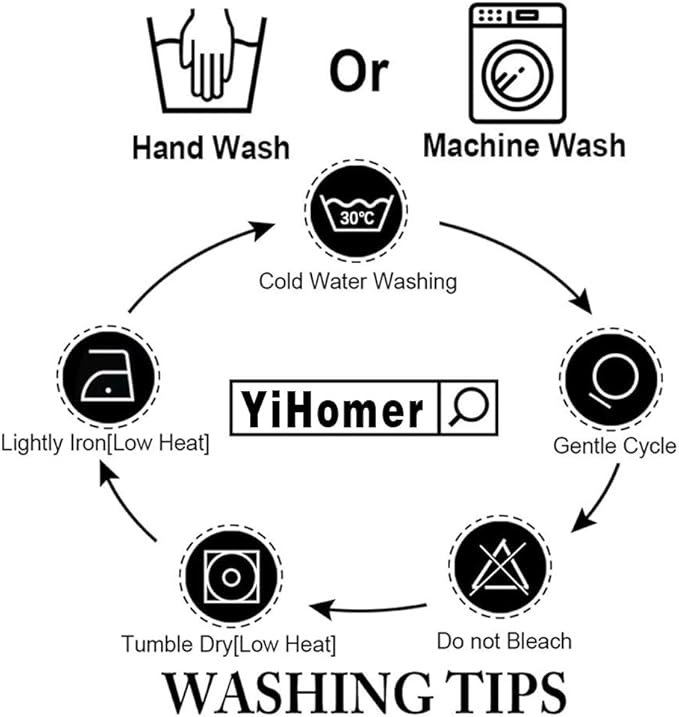 YiHomer Pastoral Round Tablecloth - 60 Inch Dia. Table Cloth - Washable Table Cover with Dust-Proof Wrinkle Resistant for Restaurant, Picnic, Bistro, Indoor and Outdoor Dining, Gardenia