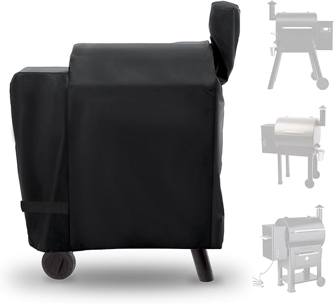 Grill Cover for Traeger Pro 22/575 Series, Waterproof Smoker Cover for Traeger Lil'Tex Elite, Eastwood, Z-Grill Series Smoker Grills, 600D Wood Pellet Smoker Cover for Pro 22/575 Grill
